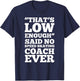 Funny Skating low enough - speed skating coach - T shirt T-Shirt - T-Shirt | Navy
