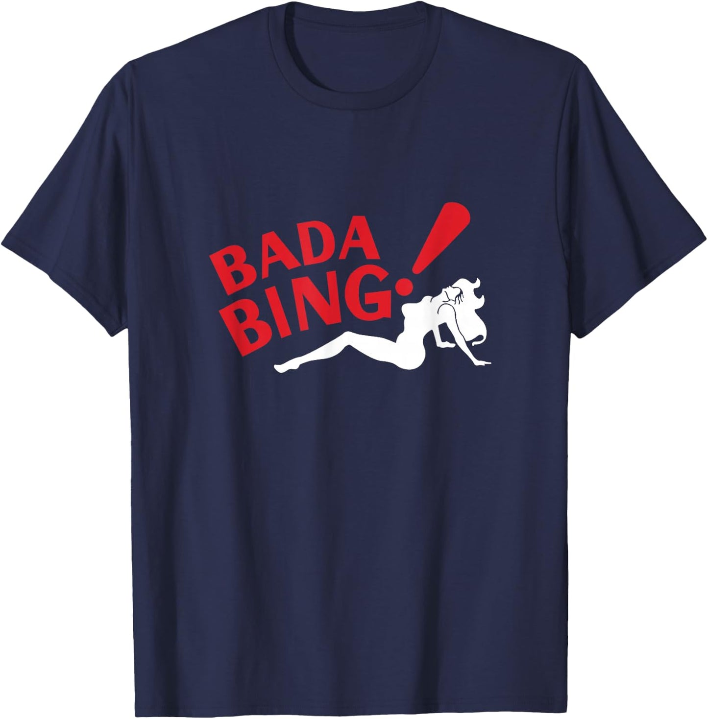 Badabing! Logo , black T-Shirt - T-Shirt | Navy