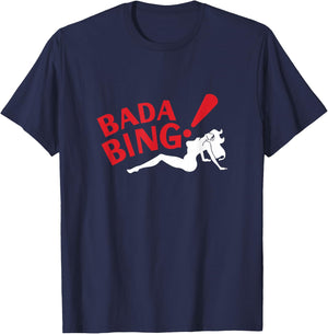 Badabing! Logo , black T-Shirt - T-Shirt | Navy