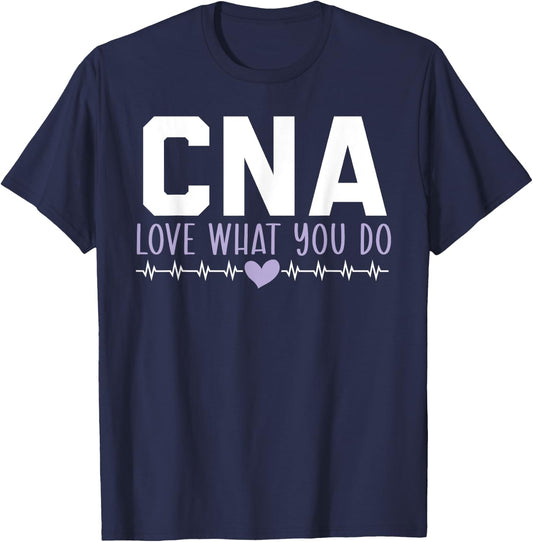 Certified Nursing Assistant Medical Worker CNA T-Shirt - T-Shirt | Navy