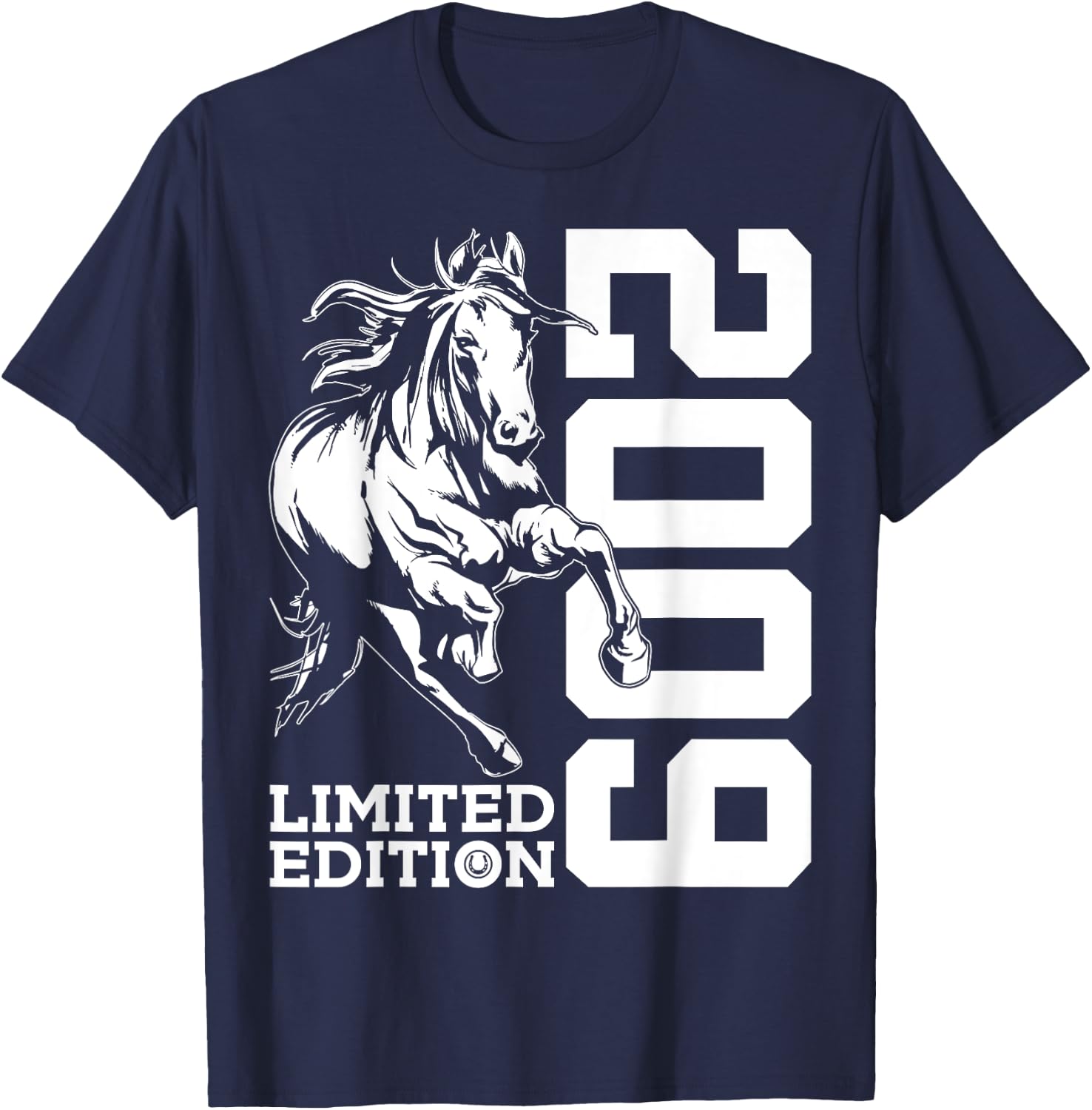 Riding 16th Birthday Horse Limited Edition 2009 Rider T-Shirt - T-Shirt | Navy
