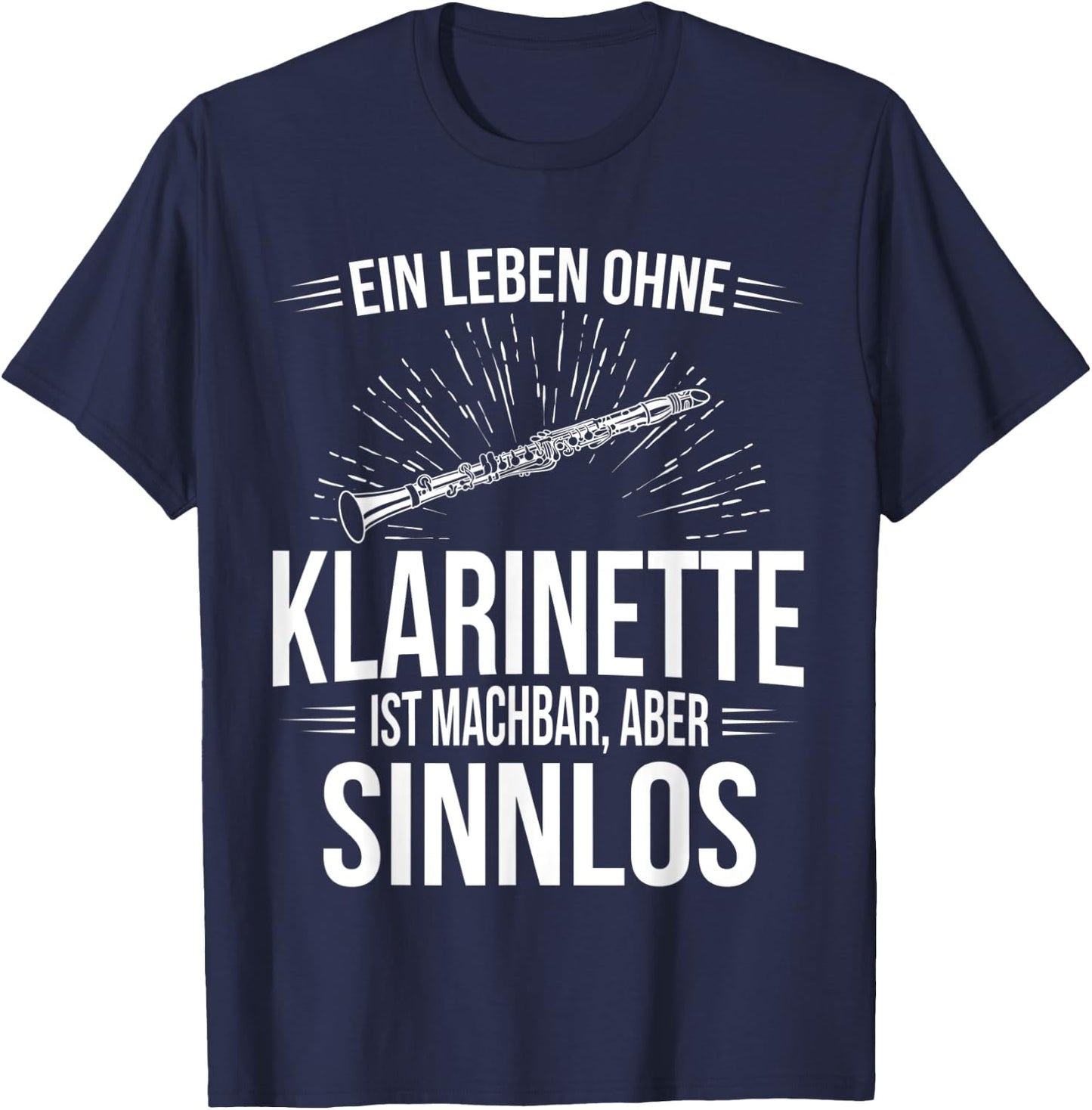 Klarinettist Klarinette T-Shirt - T-Shirt | Navy