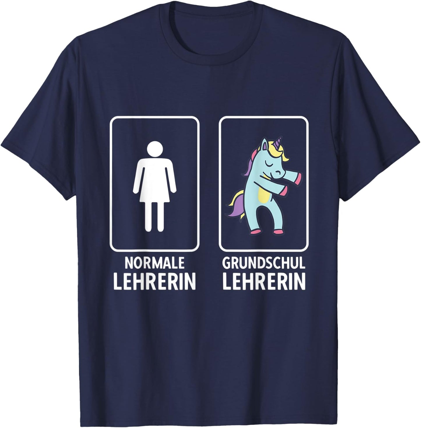 Grundschullehrerin Geschenk Referendariat Prüfung T-Shirt - T-Shirt | Navy