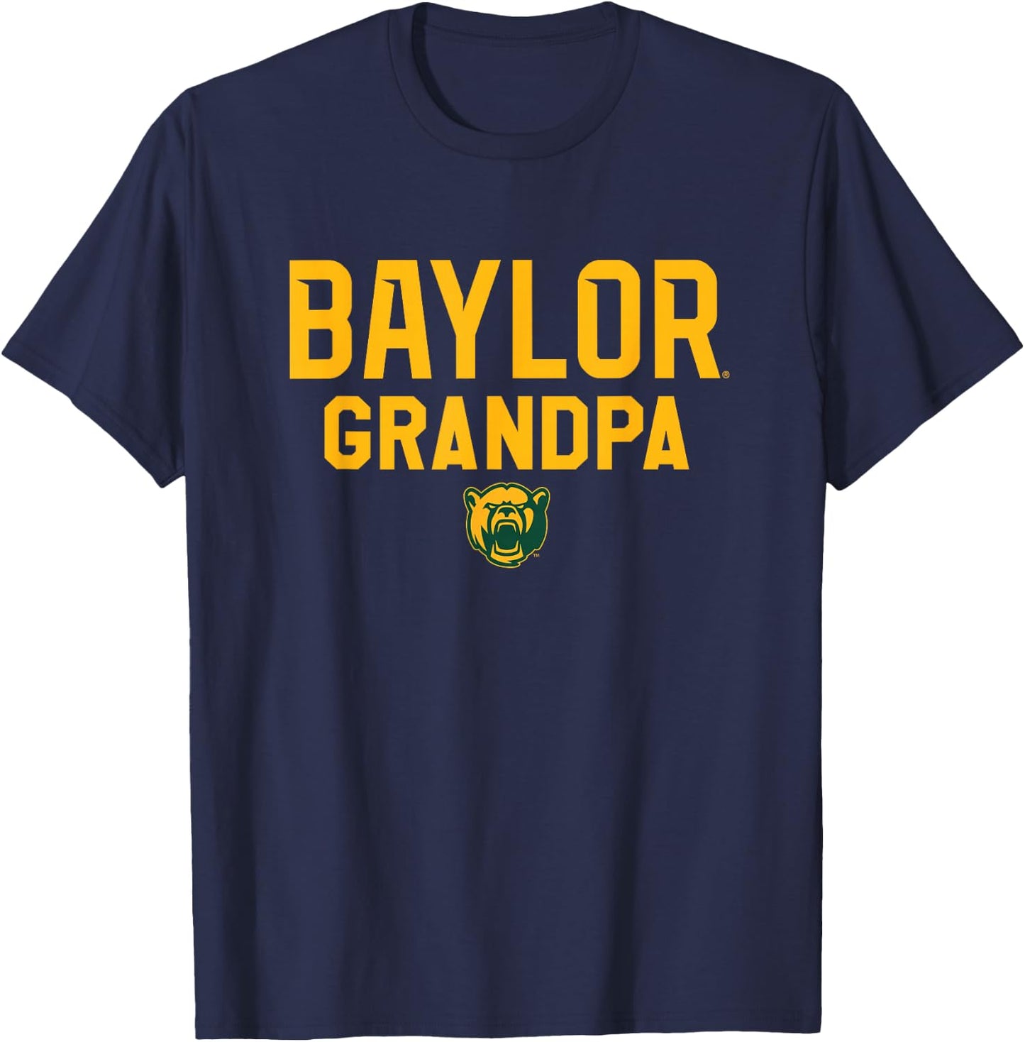 Baylor University Bears Grandpa T-Shirt - T-Shirt | Navy