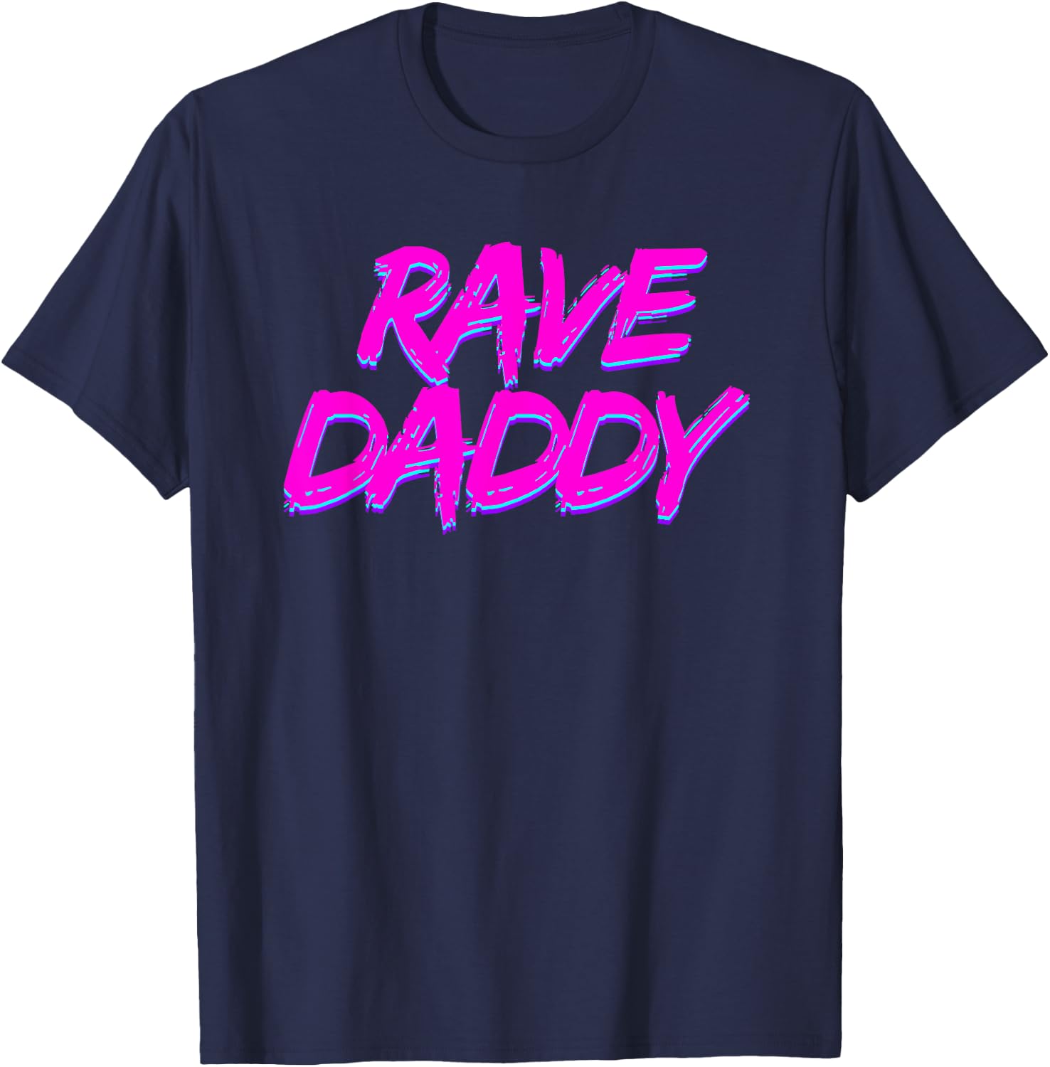 Rave Daddy Techno Rave Festival Party EDM Dance Bass Herren T-Shirt - T-Shirt | Navy