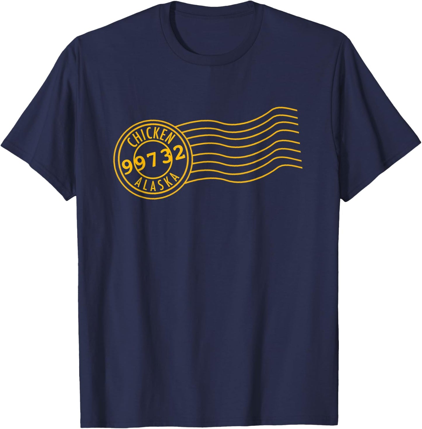 Postleitzahl, Motiv: Huhn Alaska T-Shirt - T-Shirt | Navy