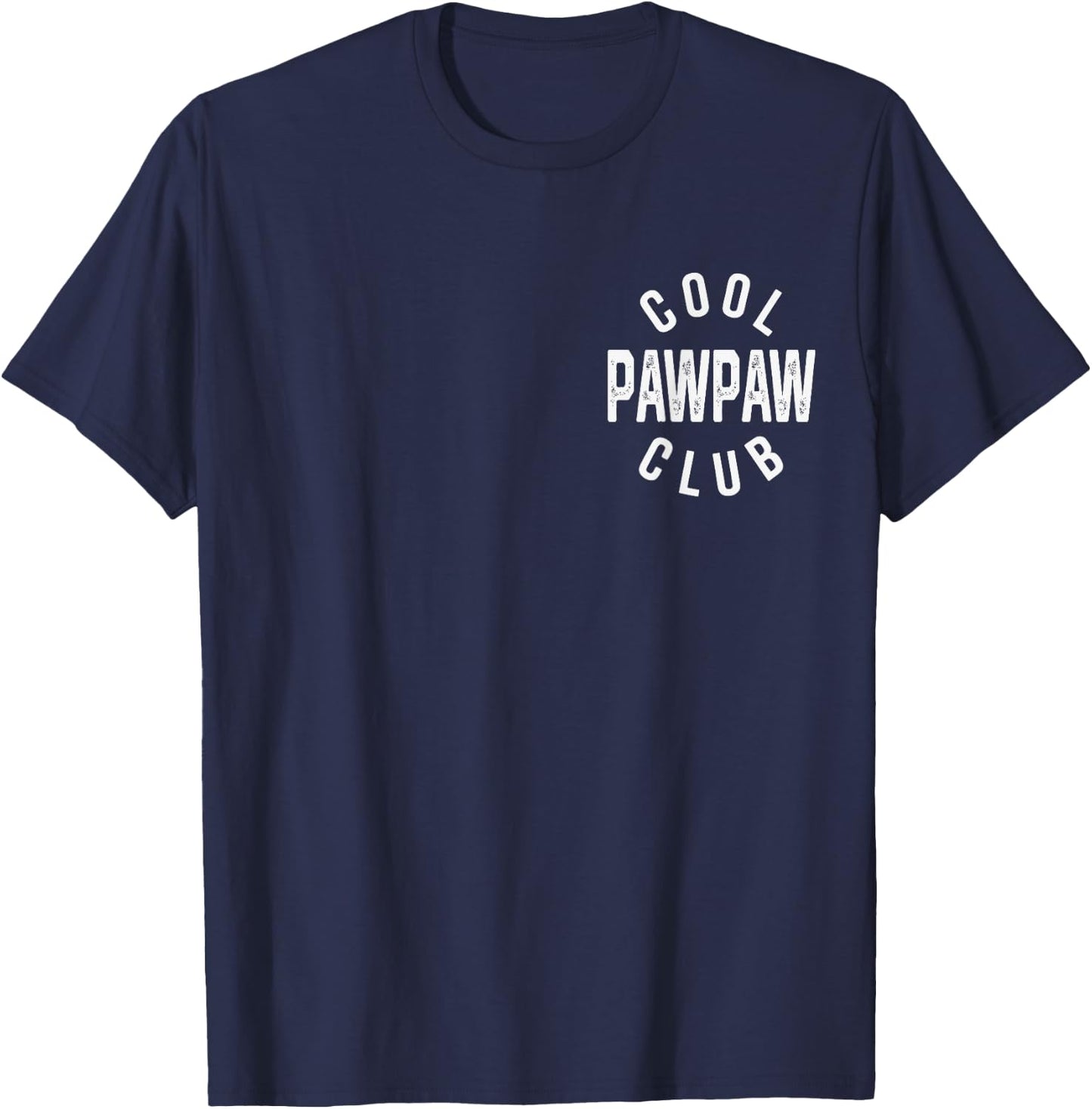 Cool Pawpaw Club Retro Vintage Graphic T-Shirt - T-Shirt | Navy