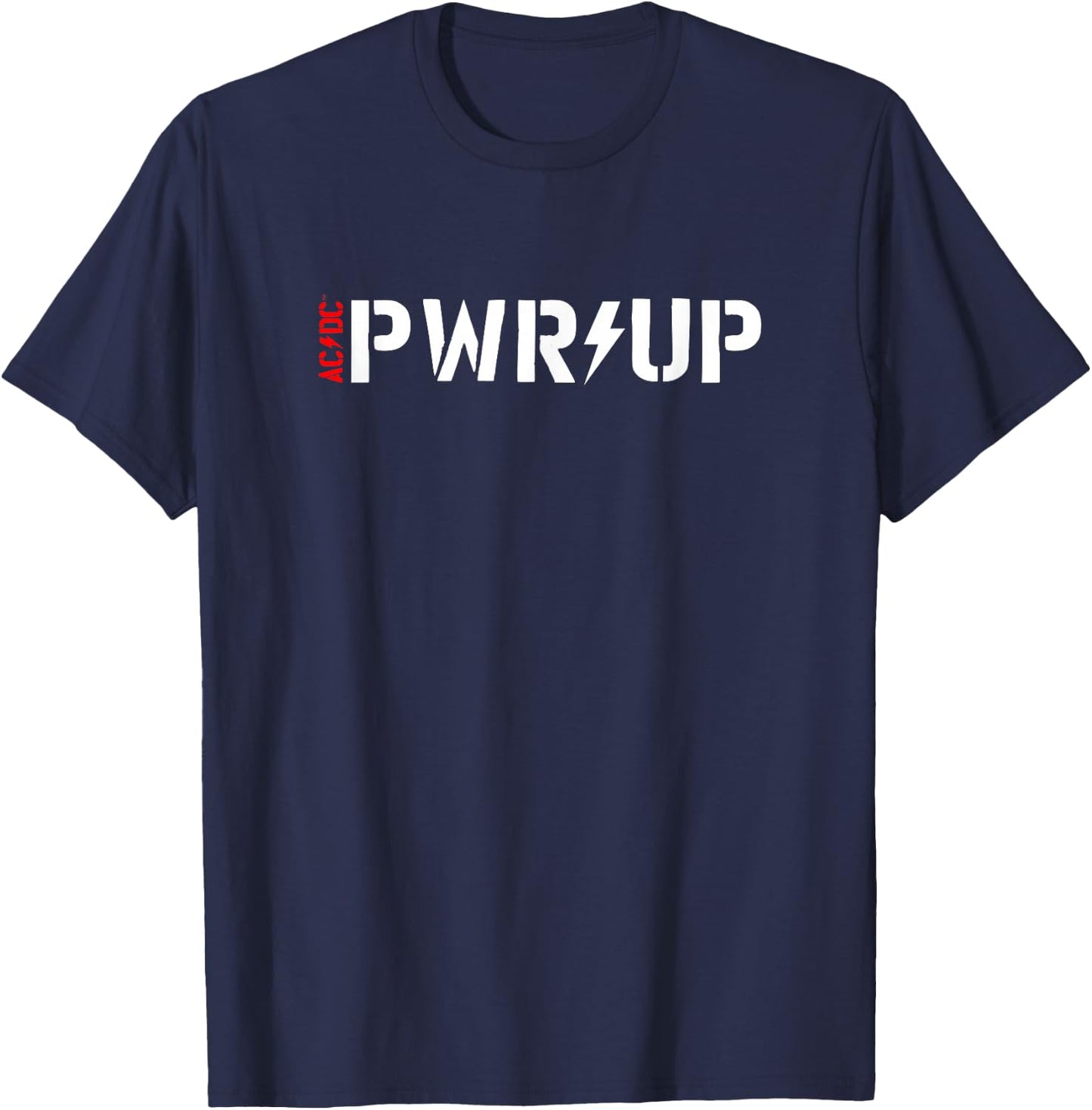 AC/DC PWR UP 2025 European Tour T-Shirt - T-Shirt | Navy