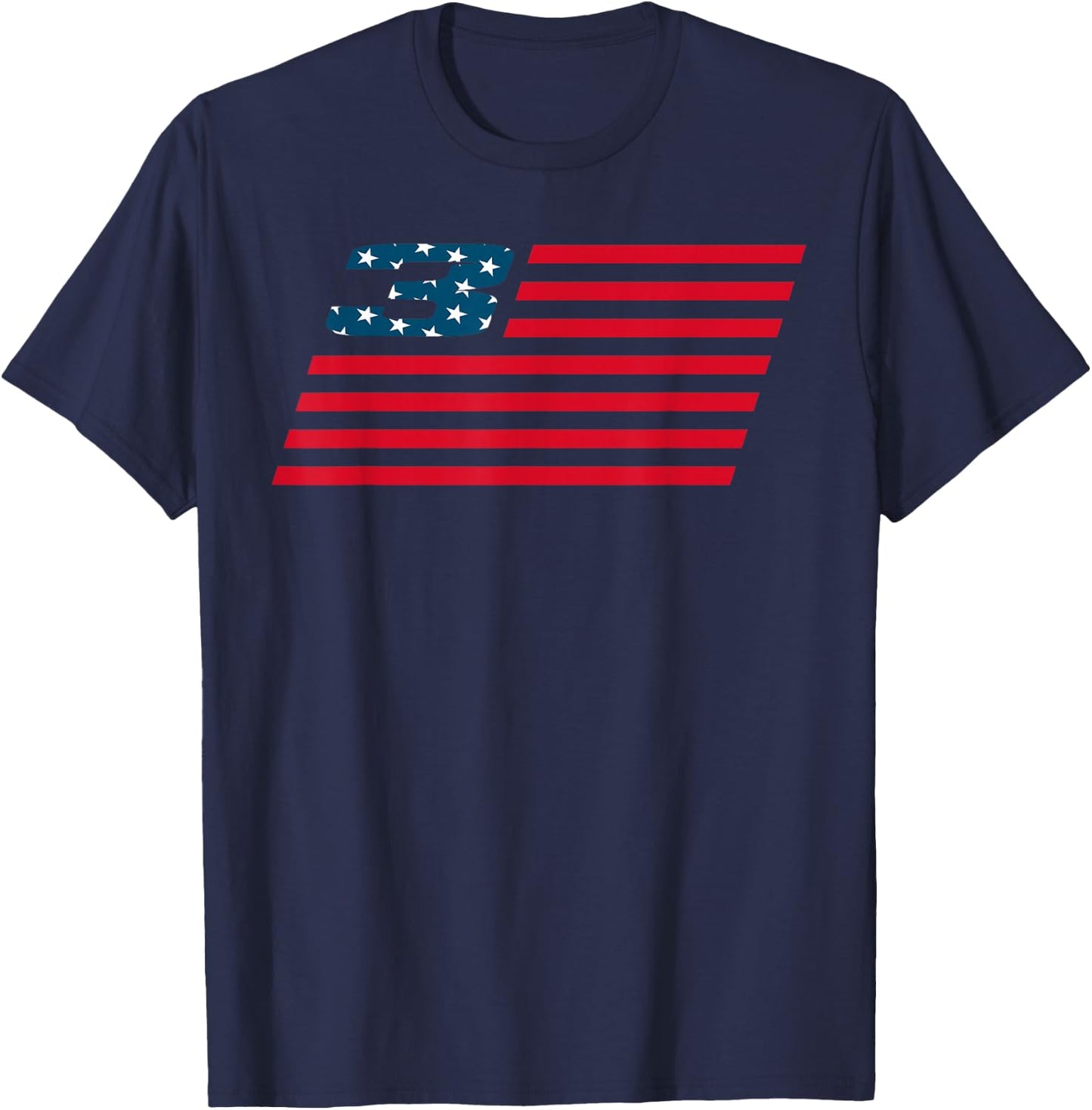 US American Flag ET3 Motocross Supercross Champion T Shirt T-Shirt - T-Shirt | Navy