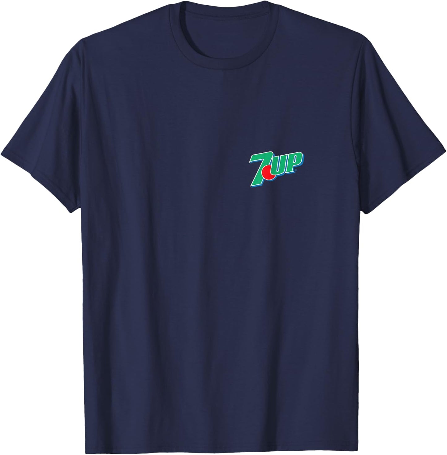 7UP PAPL1896 Drink Classic Logo Racing Graphic Apparel T-Shirt - T-Shirt | Navy