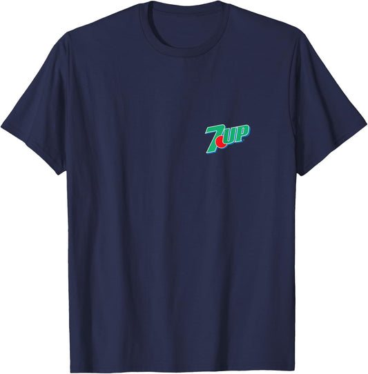 7UP PAPL1896 Drink Classic Logo Racing Graphic Apparel T-Shirt - T-Shirt | Navy
