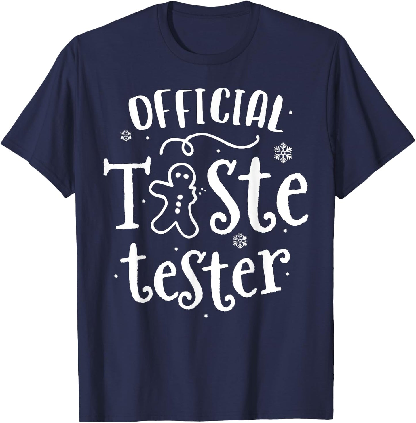 Official Taste Tester Christmas Cookie Kids Family T-Shirt - T-Shirt | Navy