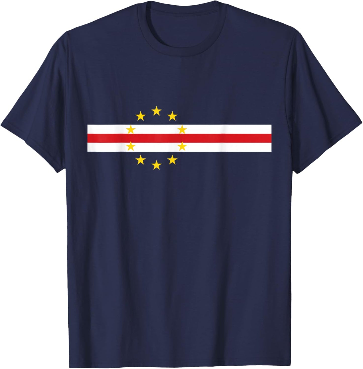 Drapeau Cap-Vert Cabo Vert Praia T-Shirt - T-Shirt | Navy