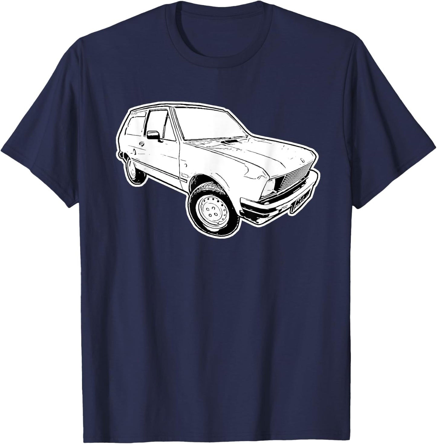 Yugo 45 Klassisches Auto Zastava Jugoslawien Autos Yugo 45A T-Shirt - T-Shirt | Navy