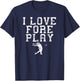 Fore Play Funny Golf T-Shirt - T-Shirt | Navy