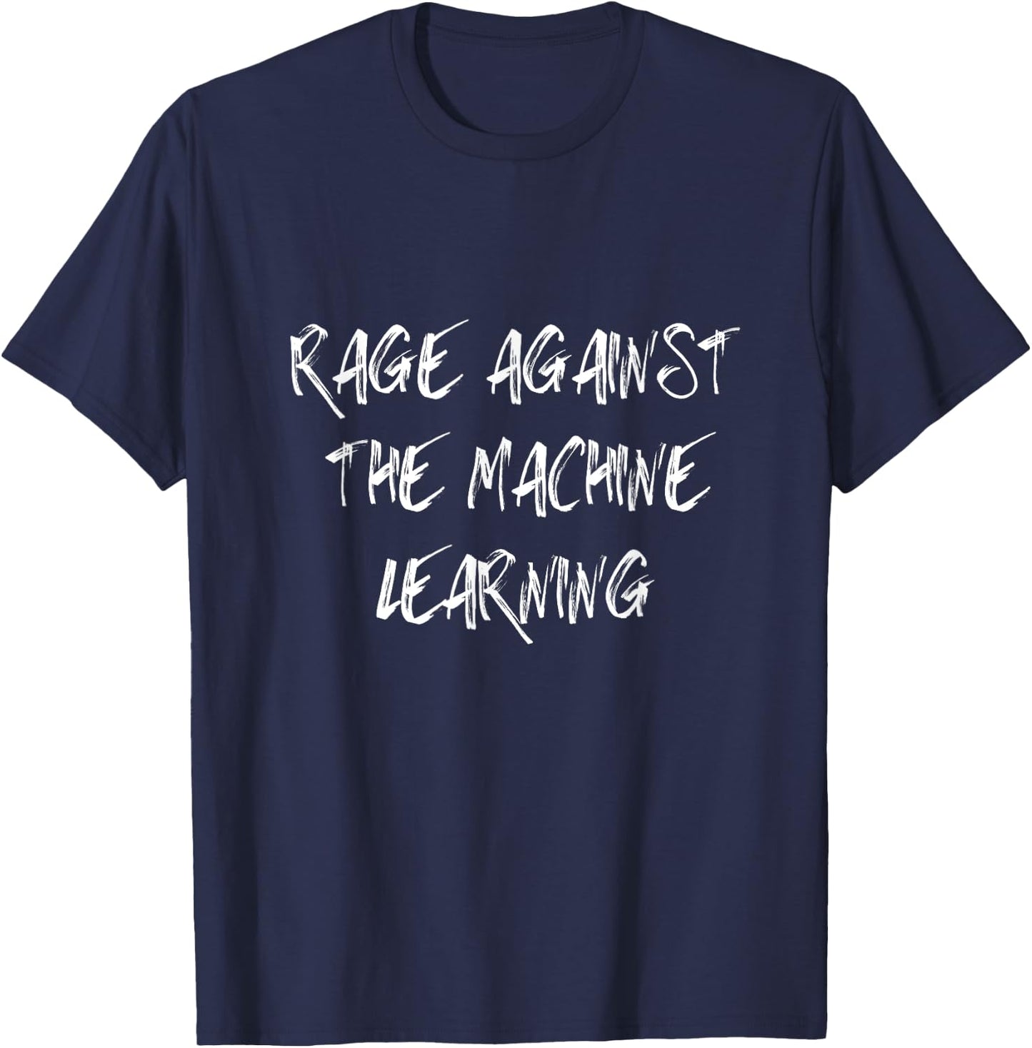 Apprentissage automatique, IA, hommes et femmes T-Shirt - T-Shirt | Navy