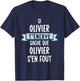 Gift Man Humour Name Personalised Olivier , Black, S T-Shirt - T-Shirt | Navy