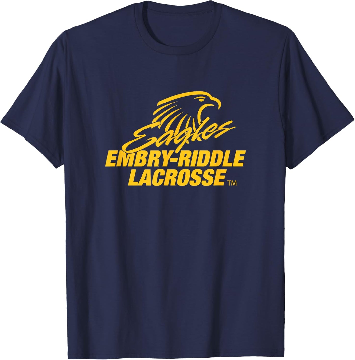 Embry-Riddle Aeronautical Eagles Lacrosse Sports Fan T-Shirt - T-Shirt | Navy