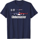 C17 Globemaster Air Force Pilot Gifts American Flag Aviation T-Shirt - T-Shirt | Navy