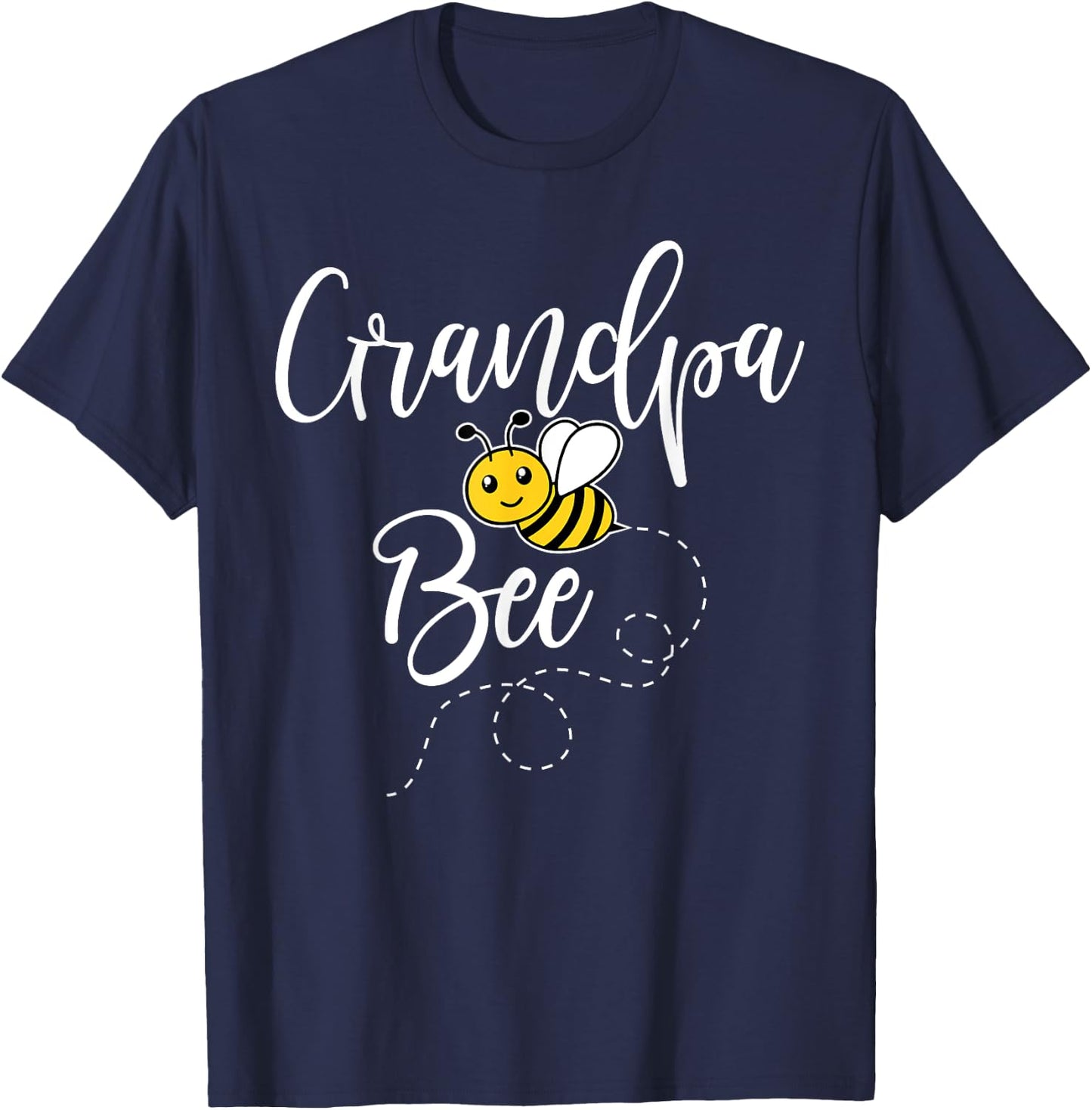 Grandpa Of The Bee Day Girl Hive Family Matching Birthday T-Shirt - T-Shirt | Navy