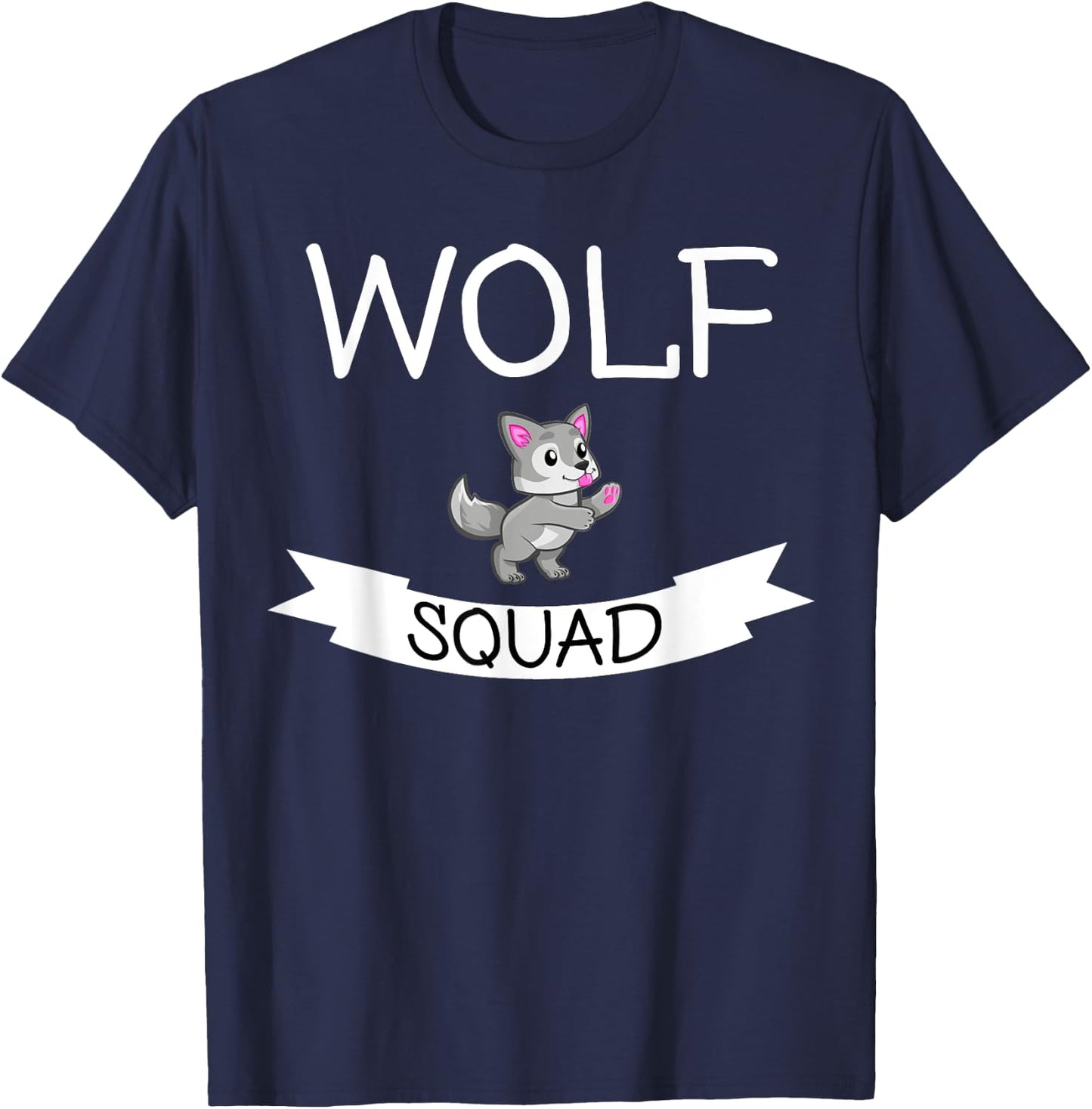 Funny - Wolf Squad T-Shirt - T-Shirt | Navy