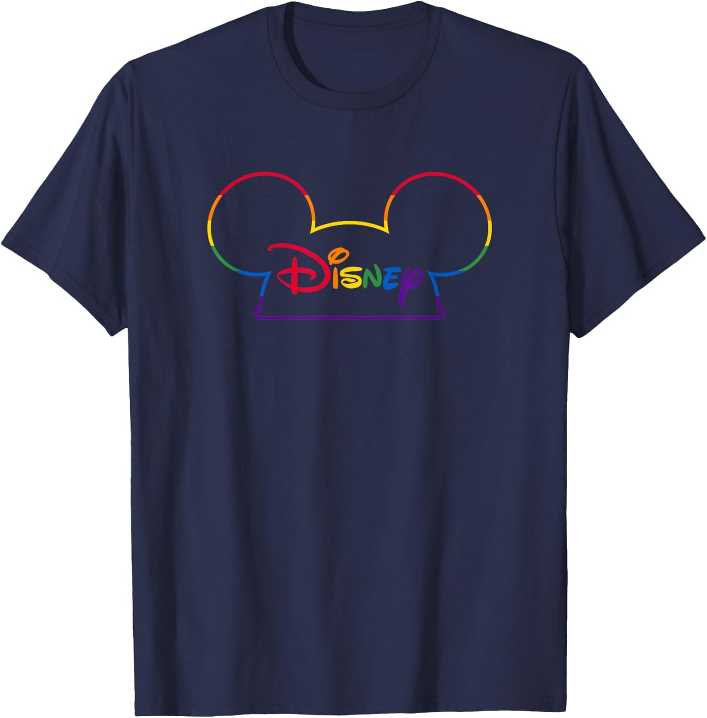 Disney Mickey Mouse Ears Outline T-Shirt - T-Shirt | Navy