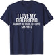 I Love My Girlfriend Car Parts Funny Boyfriend Car Guy Gift T-Shirt - T-Shirt | Navy