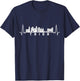 Herzschlag Skyline Deutschland Trier T-Shirt - T-Shirt | Navy