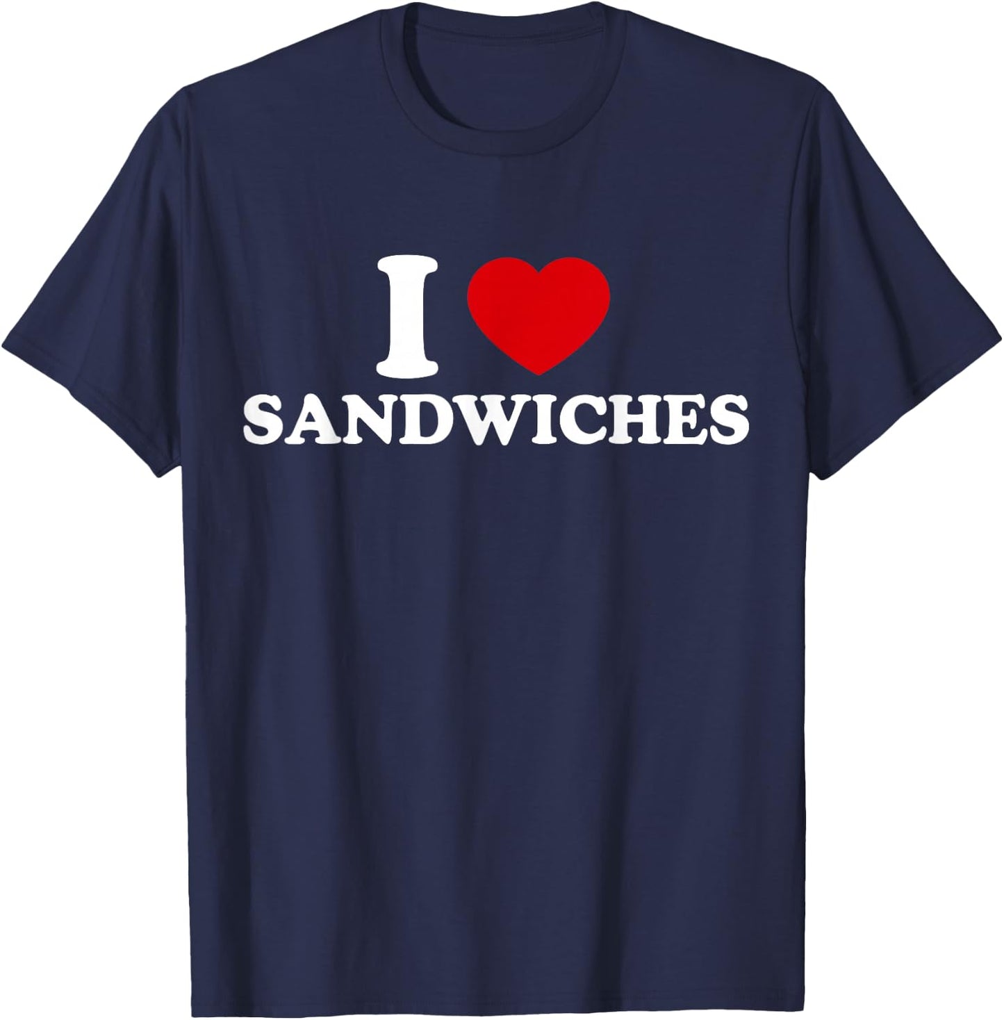 J'aime Les Sandwiches T-Shirt - T-Shirt | Navy