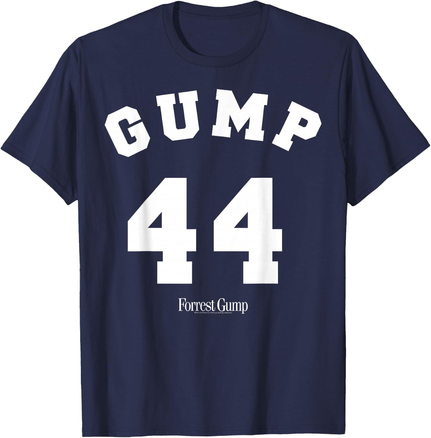 Forrest Gump 44 University Jersey T-Shirt - T-Shirt | Navy