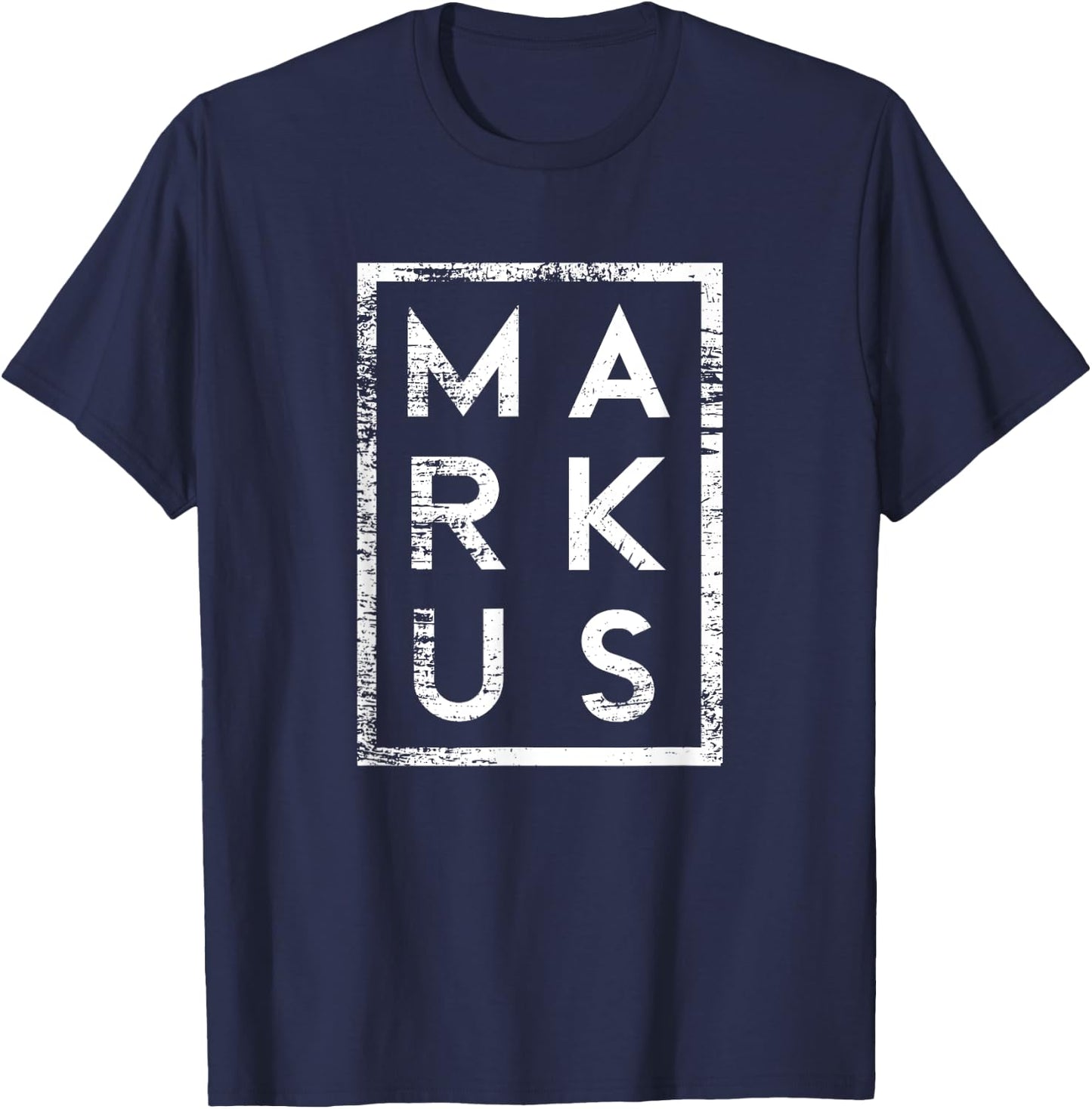 Lustige Geschenke für Markus , Herren, Kinder, Väter, -Erwachsene, Kurzarm, , Klassisch, Schwarz, Klein, EU S T-Shirt - T-Shirt | Navy