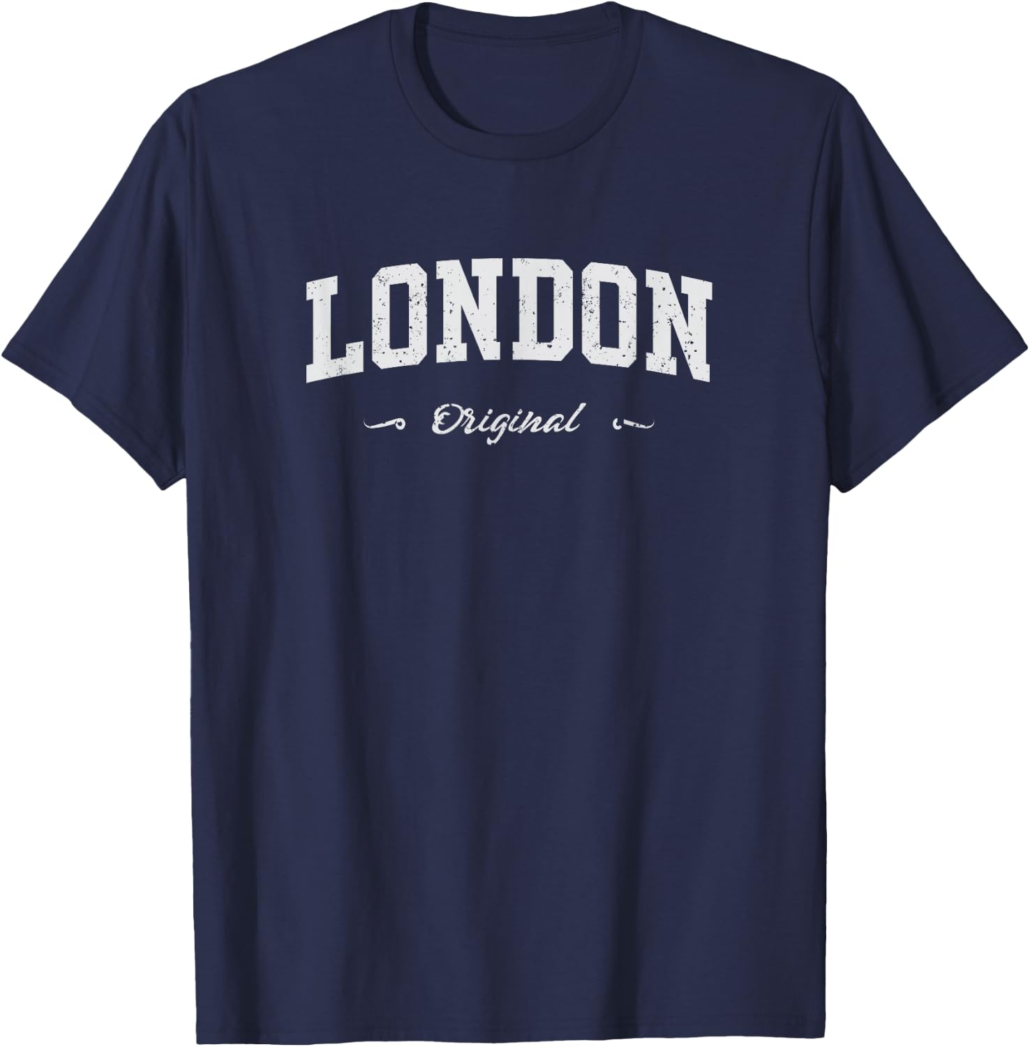 London Sport Souvenir Fanartikel Design T-Shirt - T-Shirt | Navy