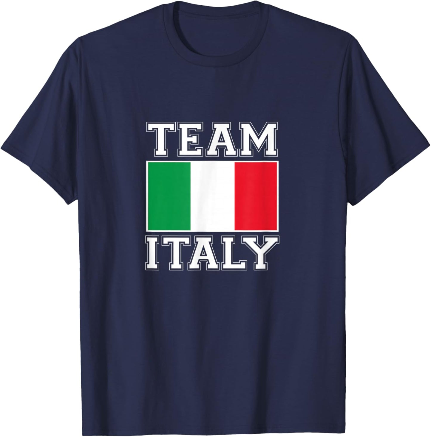 Team Italy Print Italian National Country Flag Italy T-Shirt - T-Shirt | Navy