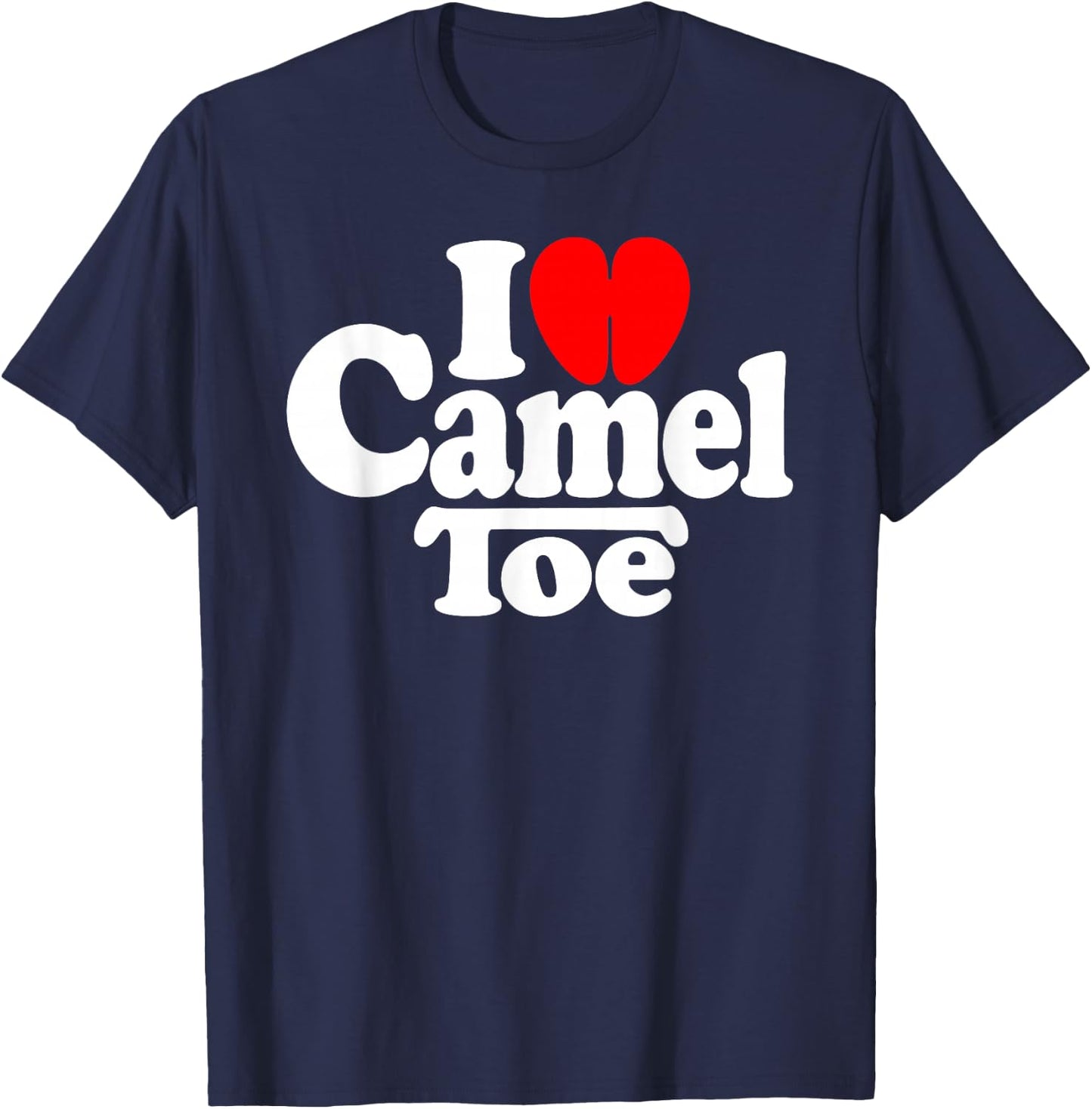 I Love Heart Camel Toe T-Shirt - T-Shirt | Navy