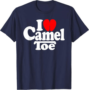 I Love Heart Camel Toe T-Shirt - T-Shirt | Navy