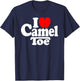 I Love Heart Camel Toe T-Shirt - T-Shirt | Navy