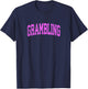 Grambling Louisiana LA Vintage Athletic Sports Pink Design T-Shirt - T-Shirt | Navy