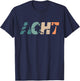 8. Geburtstag Retro Handball Fan Spieler 8 Jahre Junge T-Shirt - T-Shirt | Navy