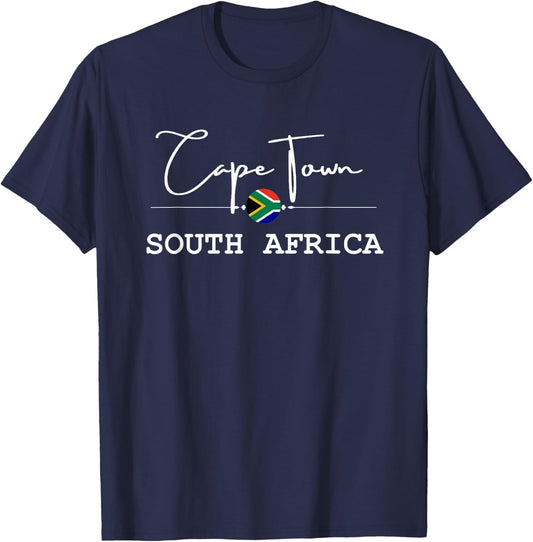 Cape Town Souvenir Cape Town T-Shirt - T-Shirt | Navy