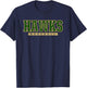 Greenfield Hawks Baseball T-Shirt - T-Shirt | Navy