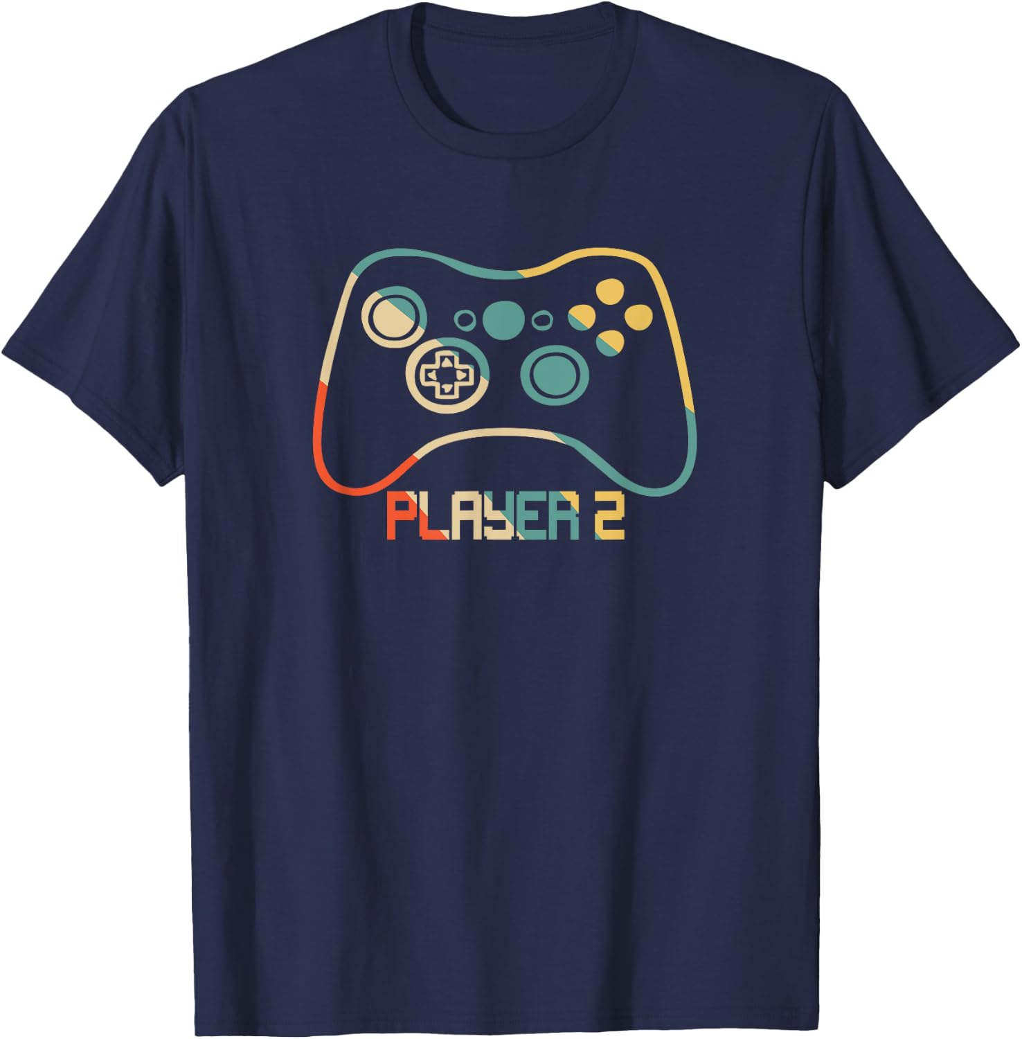 Matching Gamer for Dad, Mom & kids Player 1,2,3 T-Shirt - T-Shirt | Navy
