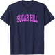 Sugar Hill Georgia GA Vintage Athletic Sports Pink Design T-Shirt - T-Shirt | Navy