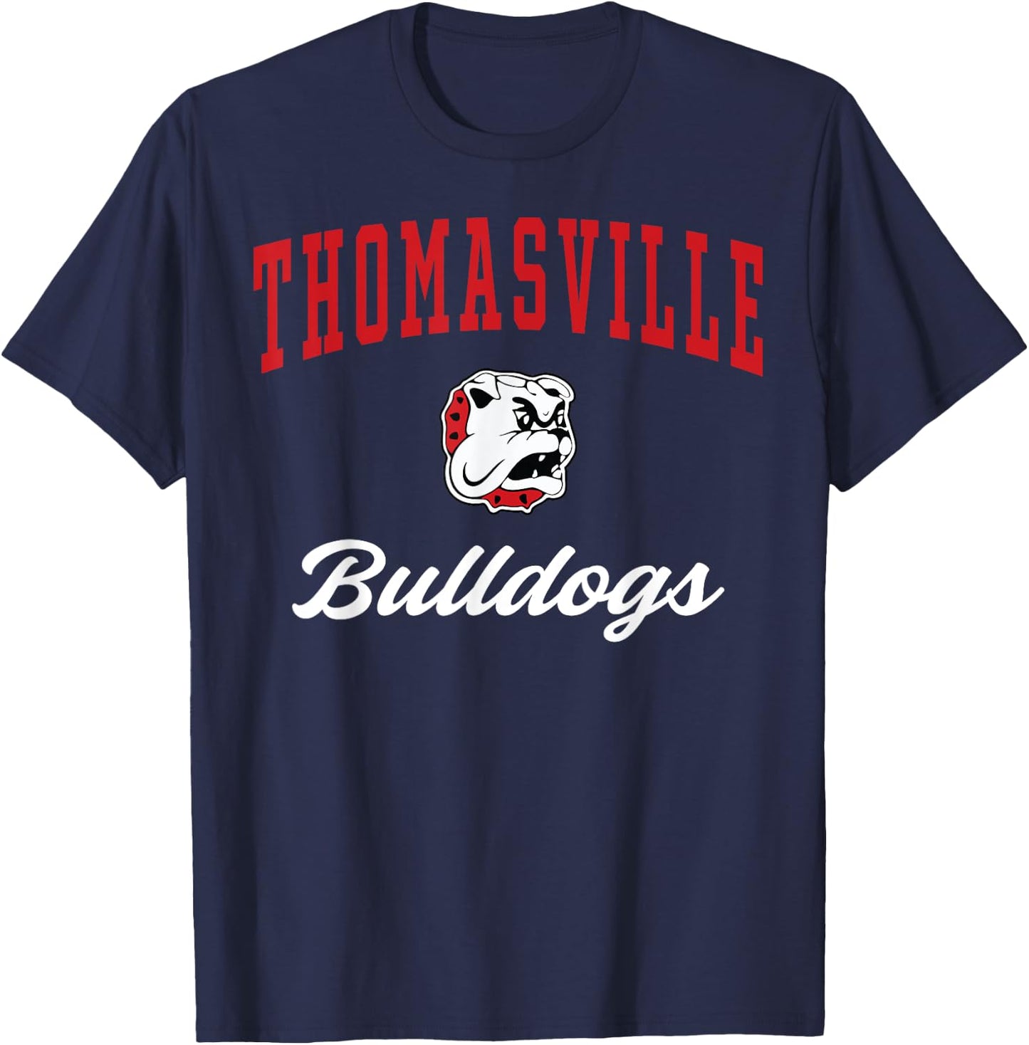 Thomasville High School Bulldogs T-Shirt - T-Shirt | Navy
