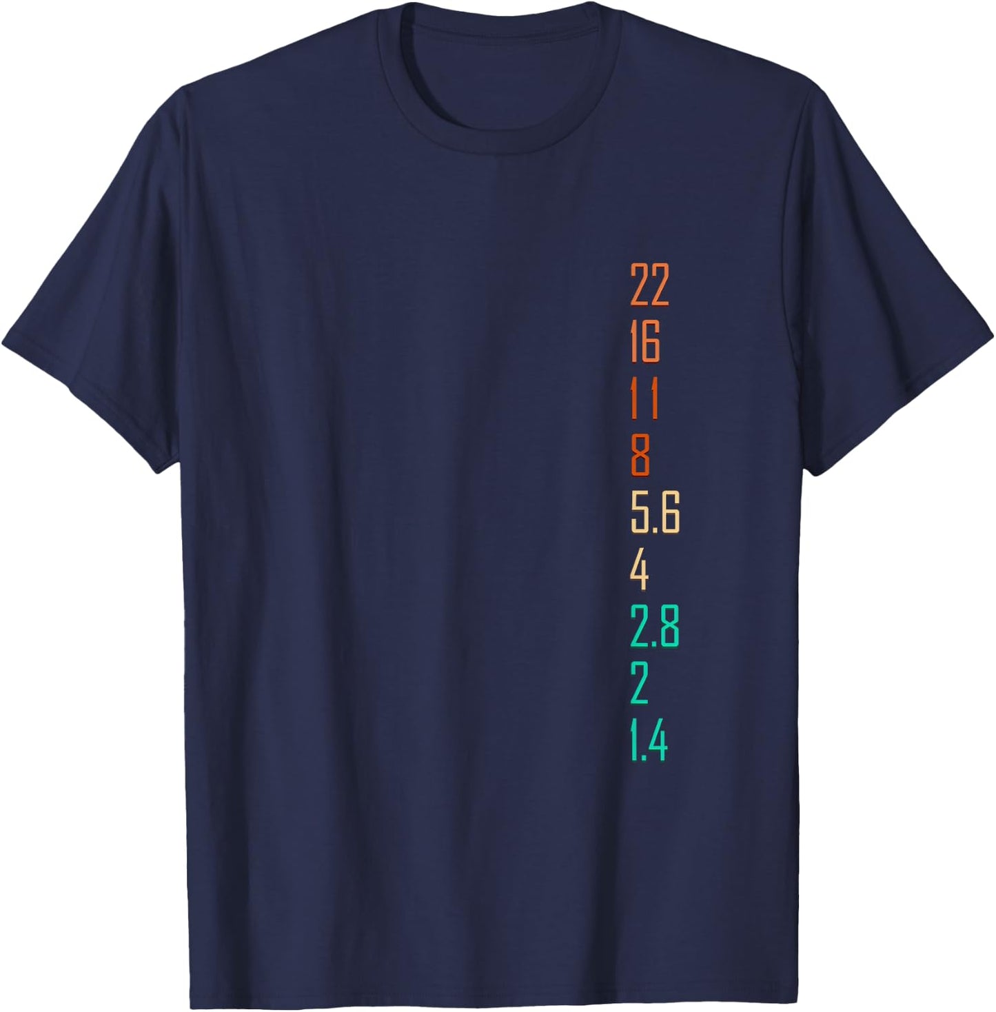 Photographer for Photography Lover Photographing Camera Lens T-Shirt - T-Shirt | Navy