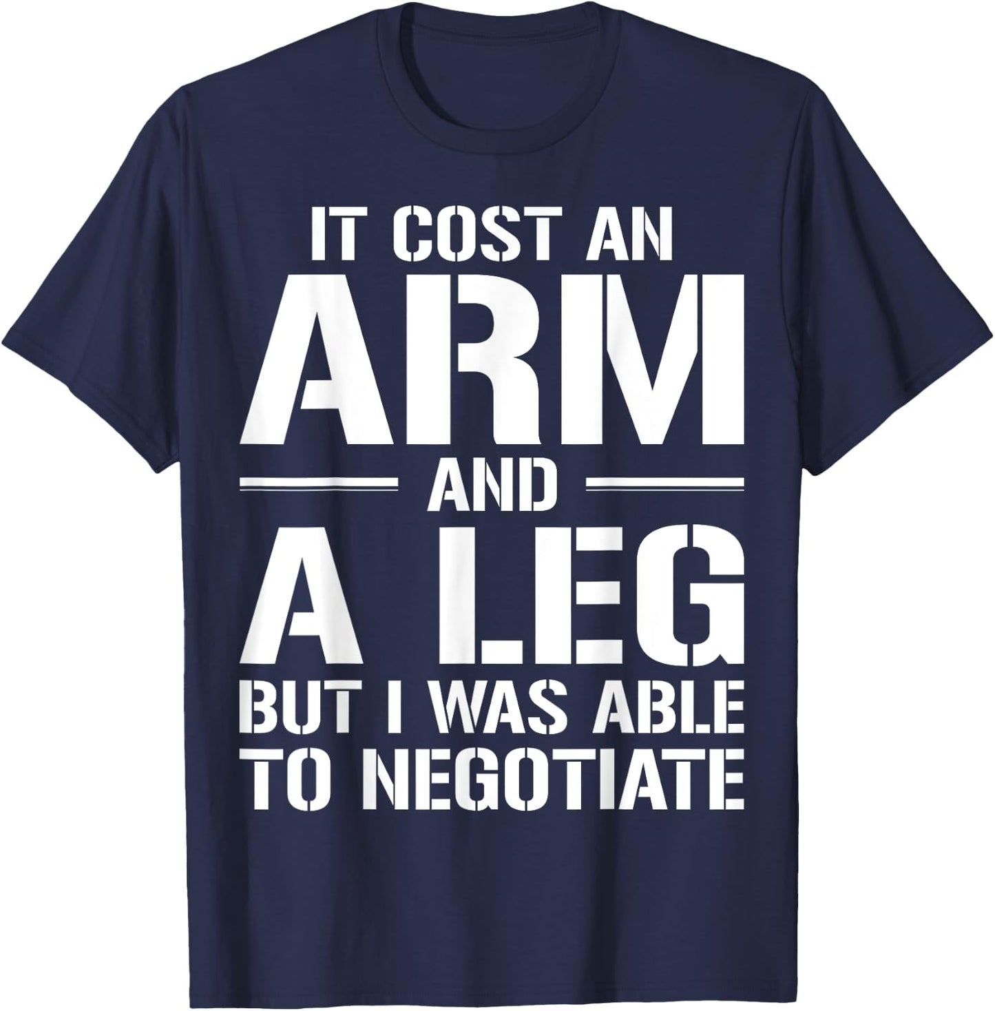 Funny Amputee Women Prosthetic Leg Amputation T-Shirt - T-Shirt | Navy
