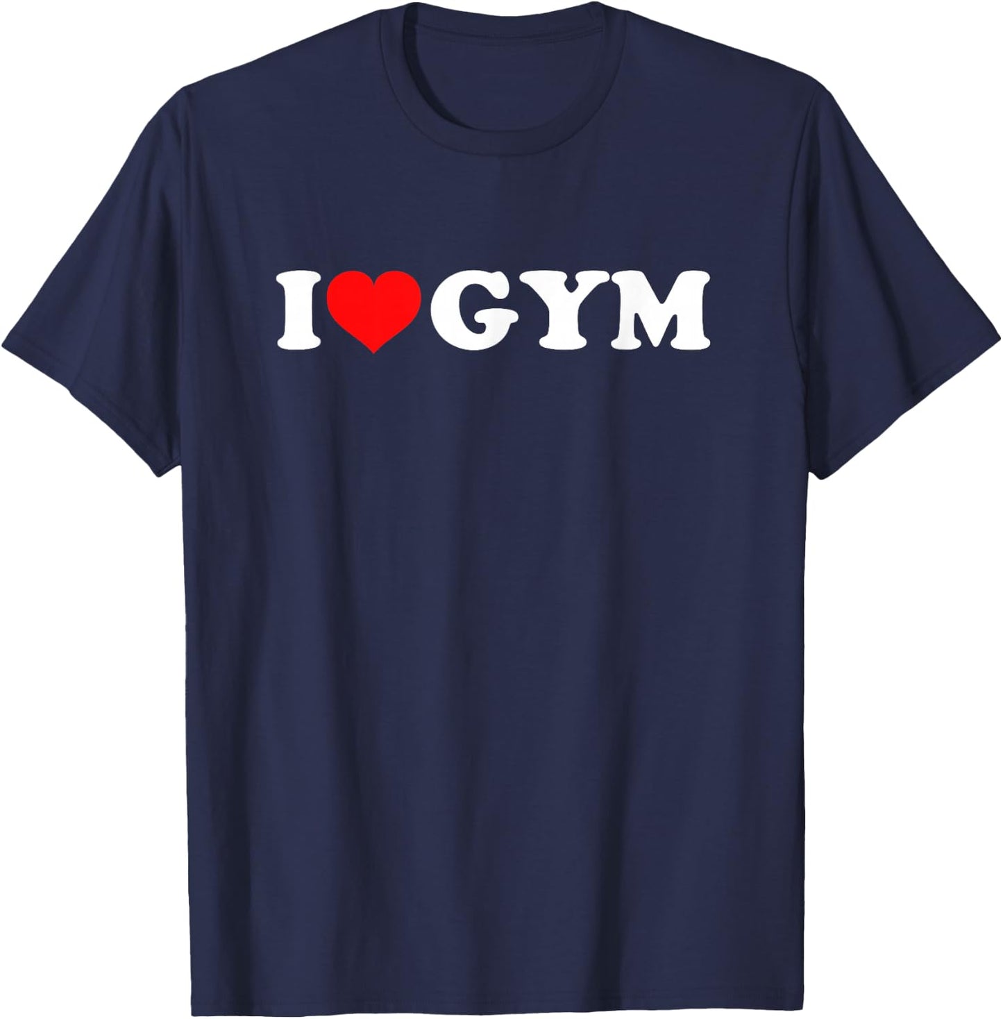 I Love Gym T-Shirt - T-Shirt | Navy