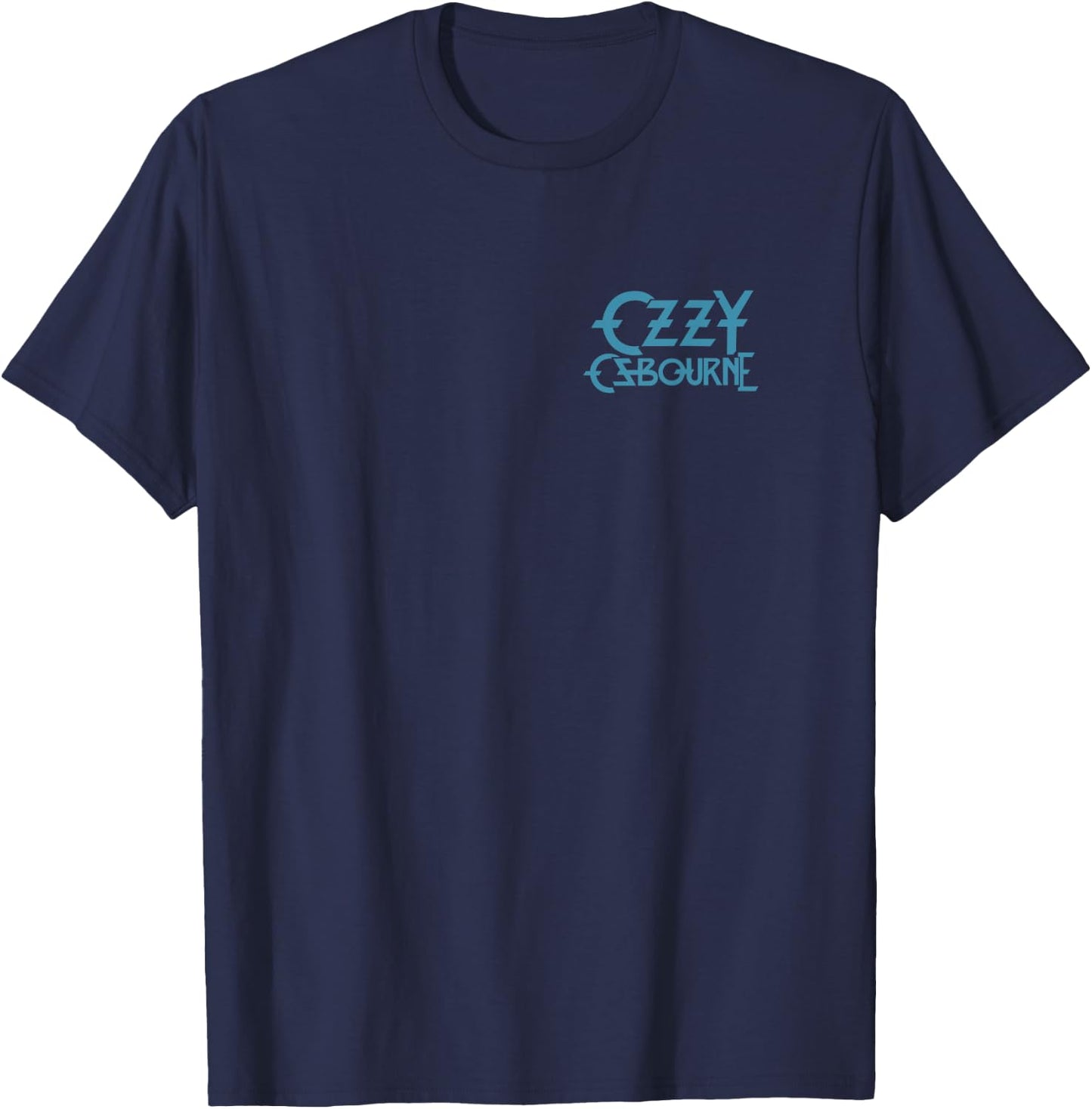 Ozzy Osbourne Patient Number 9 Teal Logo T-Shirt - T-Shirt | Navy