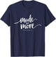 Christian Quote – Graphic Worms Bible Minimalist T-Shirt - T-Shirt | Navy