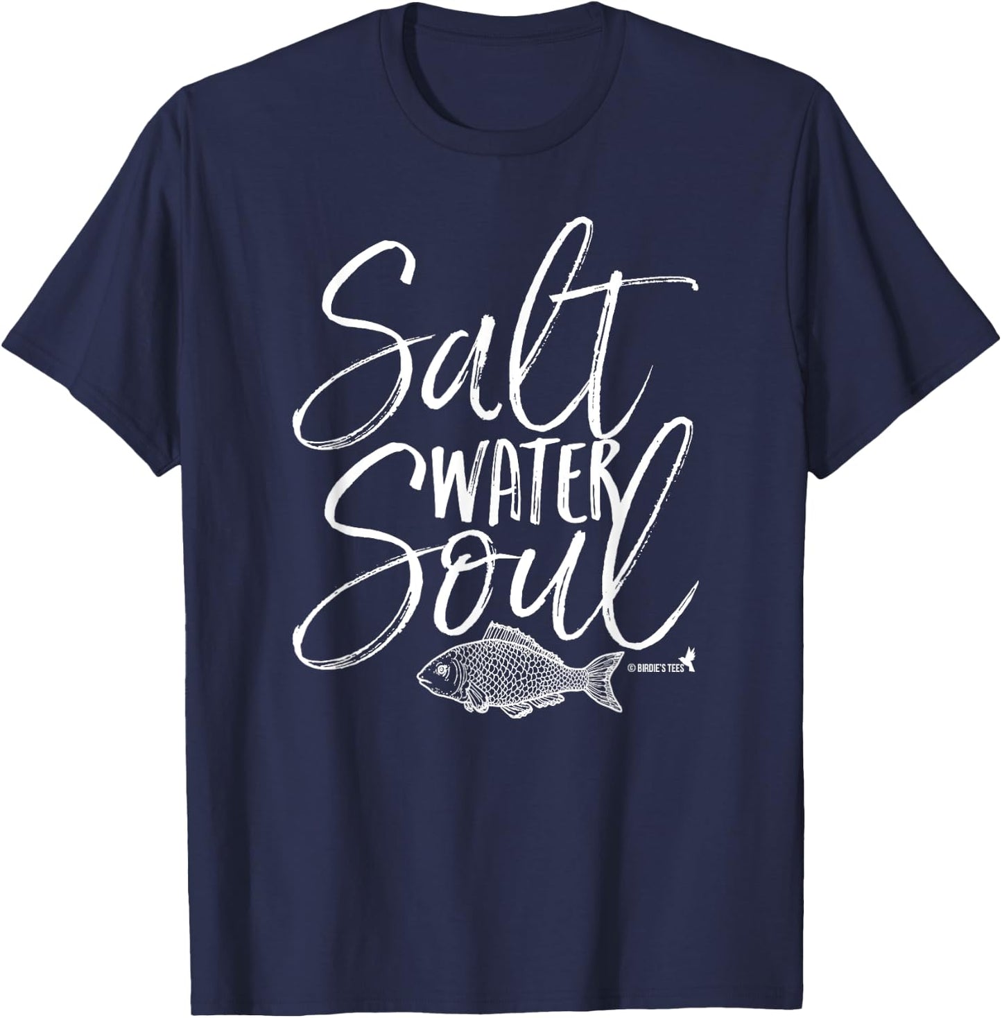 Saltwater Soul! T-Shirt - T-Shirt | Navy
