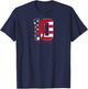 Lindsey Horan 10: USWNT Players Association - USA Soccer T-Shirt - T-Shirt | Navy